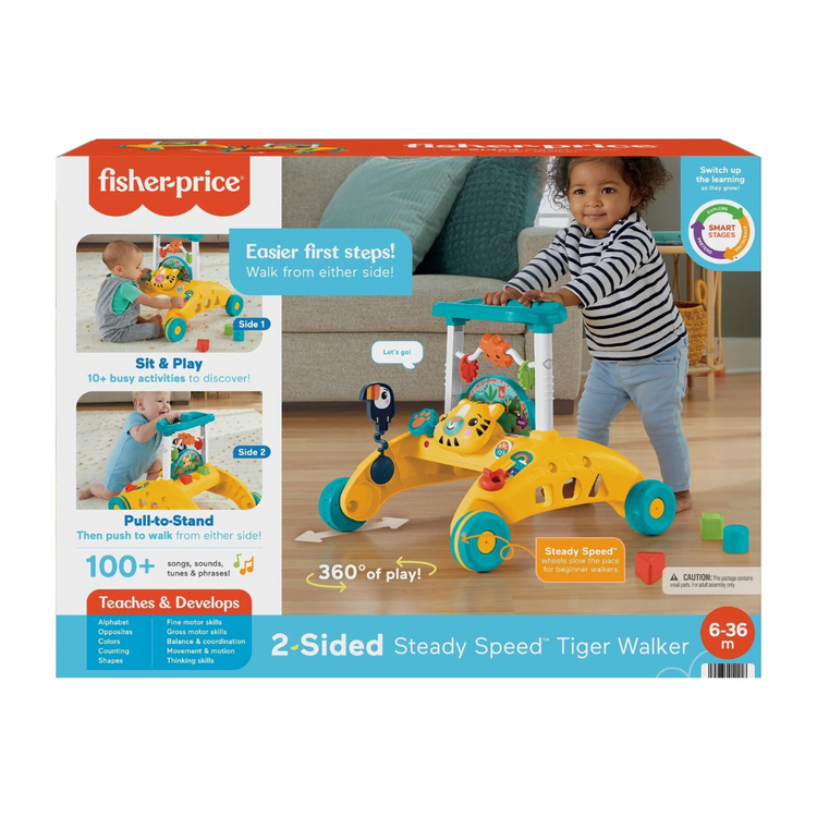 Fisher-Price 2-Sided Steady Speed Tiger Walker (6m+)