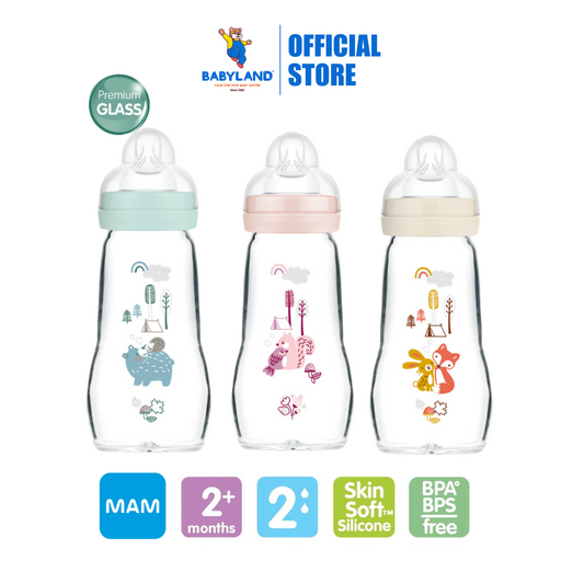 MAM Feel Good Glass Bottle 260ml