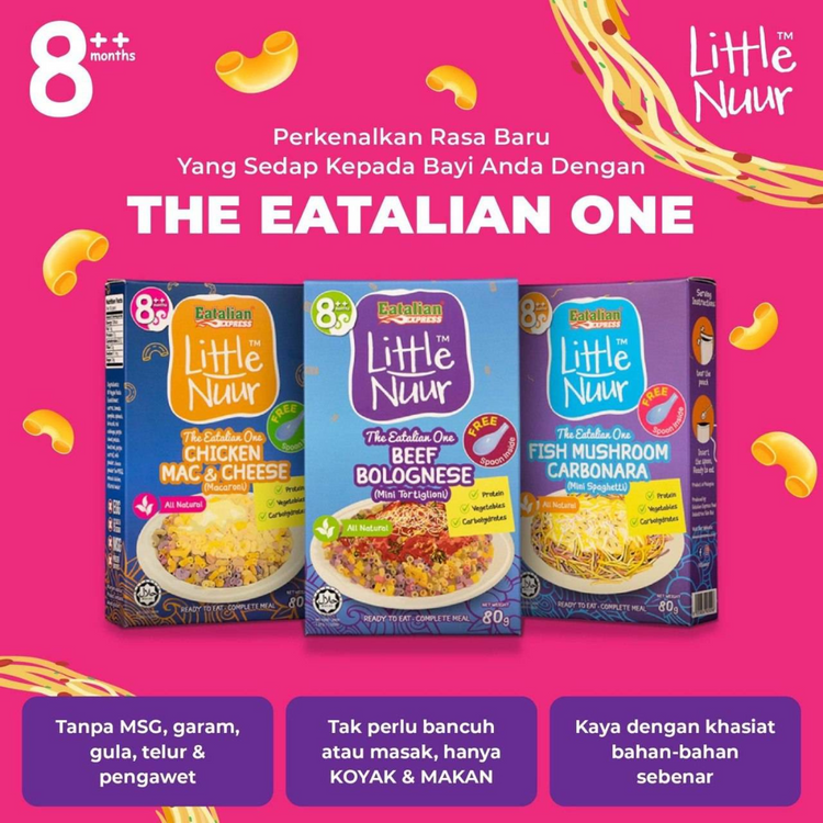 Eatalian Express Little Nuur - Chicken Mac & Cheese With Pasta 80g (8m+)