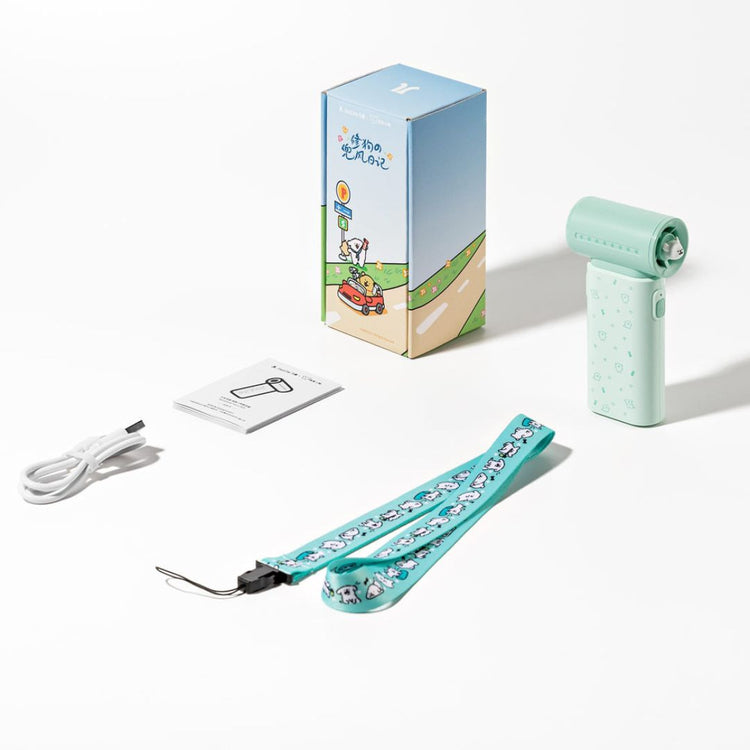 [JisuLife x Maltese] JisuLife Handheld Fan Life9 (5000mAh) - Maltese Puppy | Limited Edition