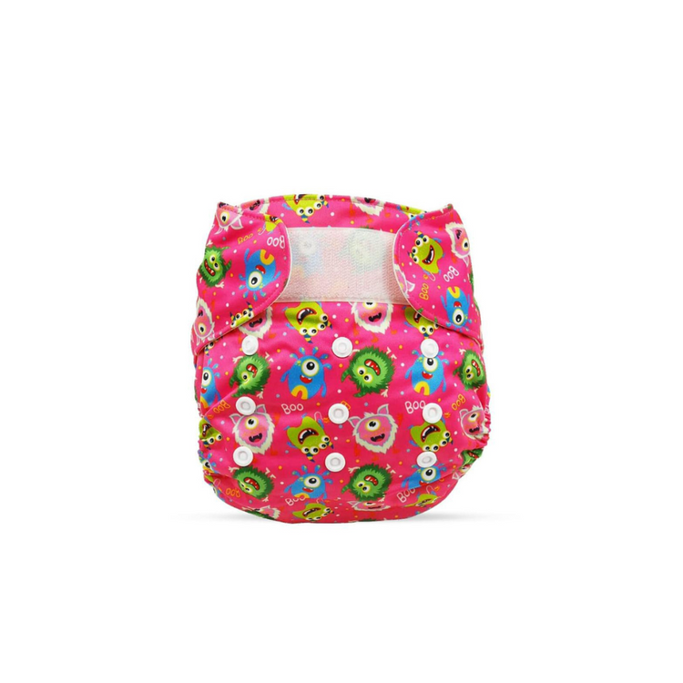 Cheekaaboo 2-IN-1 Reusable Diaper - Monster