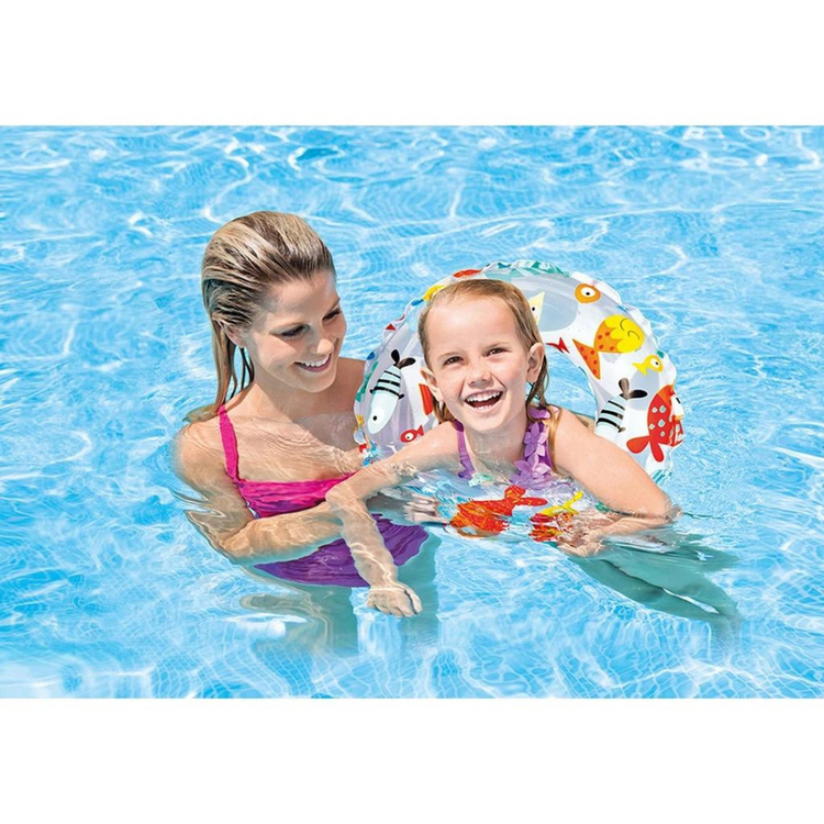 Intex 20in Lively Print Swim Rings IT 59230NP Random Print 1 unit (3-6yrs) - Wet Set Collection