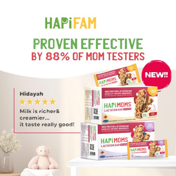 Hapimoms Lactation Bar 150g (5 x 30g)