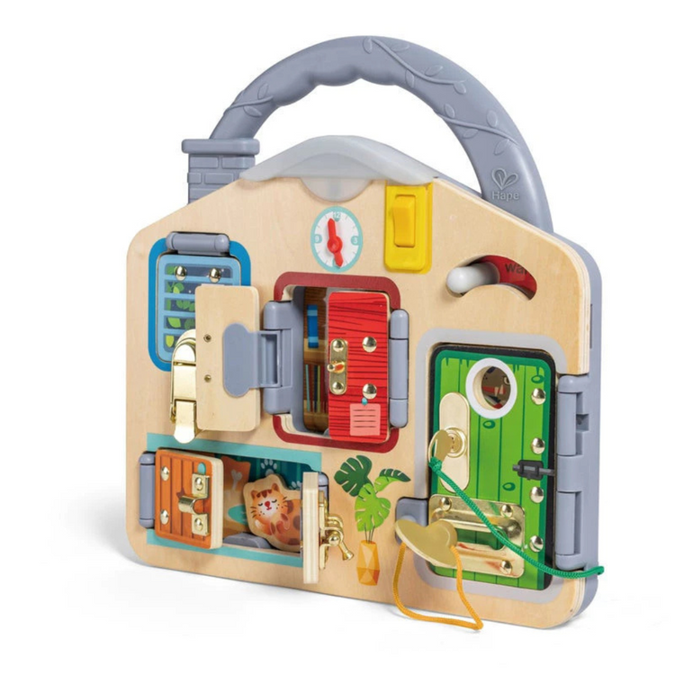 Hape 1111 Lock & Learn Playboard Suitable for Age 3+ Years