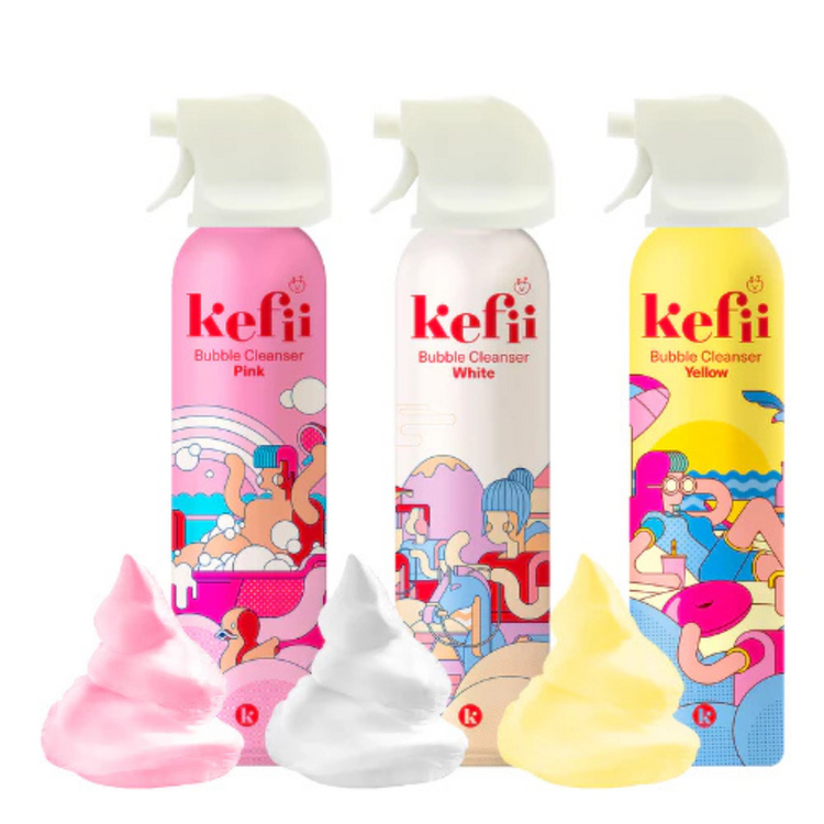 Kefii Bubble Cleansers – Tropical Bliss Trio Set of 3