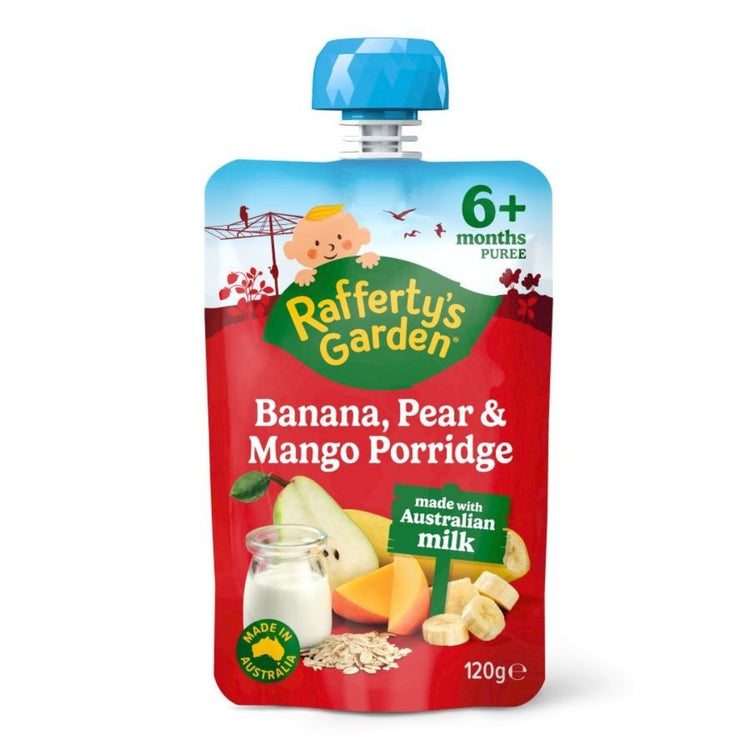 Rafferty's Garden Baby Food Pouches 120g For 6+ months
