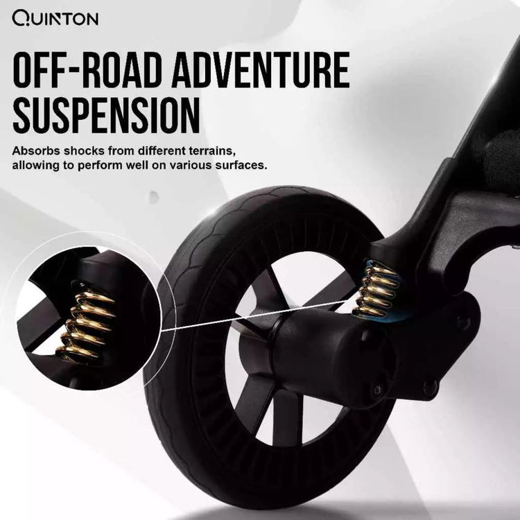 Quinton On The Go Autofold Stroller - Kereta Sorong Bayi Premium dan Kompak