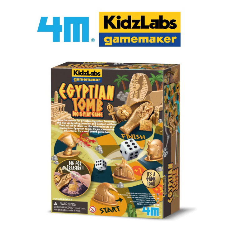 4M KidzLabs Gamemaker - Egyptian Tomb Dig & Play (5Y+)