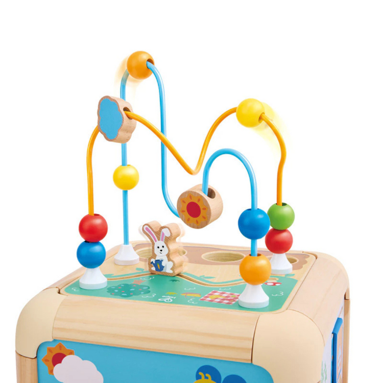 Hape 0527 Green Thumb Activity Cube Suitable for Age 1-3 Years