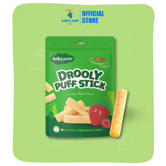 Babyyum Drooly Puff Stick (Strawberry Flavor) 20g