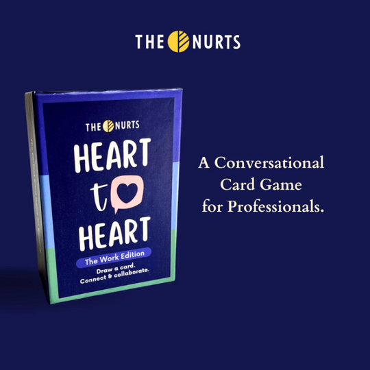 The Nurts Heart-To-Heart The Work Edition Cards | Cards for Team Building | Suitable for Working Professionals |Ice Breaking Game