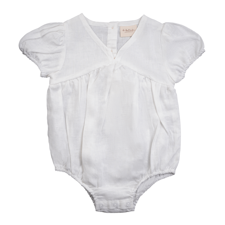 Hatch Signature Linen Romper