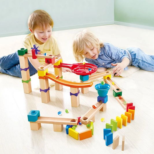 Hape 1101 Marble Run Race Track with domino STEM Toys