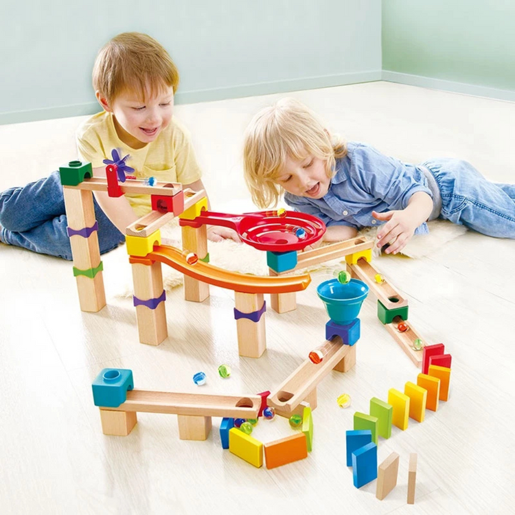 Hape 1101 Marble Run Race Track with domino STEM Toys