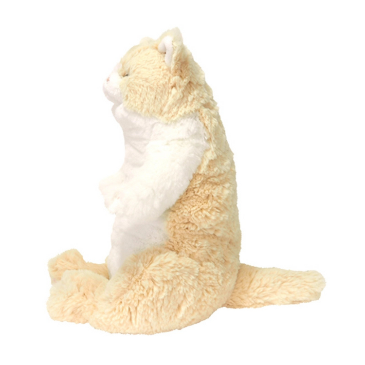 Sunlemon 6472 Cream - Lying Cat Sleeping Face Stuffed Toy M