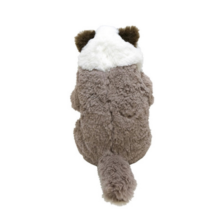 Sunlemon 1583 Ragdoll Grey Brown - Lying Cat Sleeping Face Stuffed Toy S