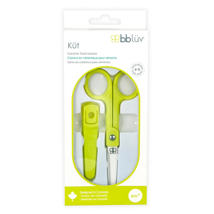 bbluv Kut Ceramic Food Scissors - Lime