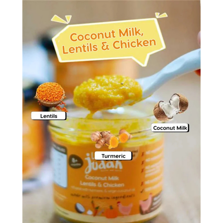 Little Judah Coconut Milk, Lentils & Chicken 130g