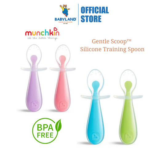 Munchkin Gentle Scoop Silicone Training Spoons 2pcs (6m+)