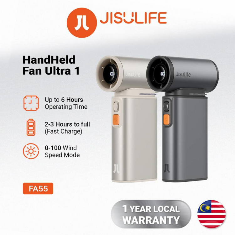 JisuLife Handheld Fan Ultra 1 - Dark Grey