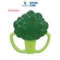 Infantino 316730 Lil Nibbles Textured Silicone Teether - Broccoli (0m+)