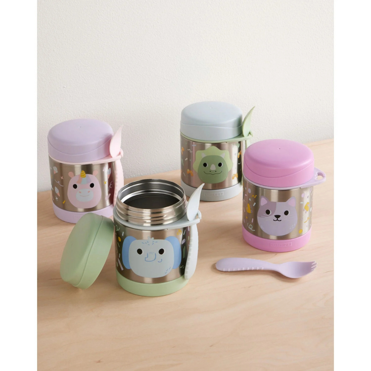 Skip Hop Besties Squad Insulated Food Jar - Elephant (3+ years)