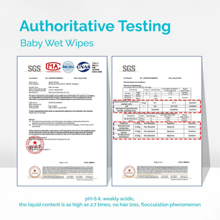 Hoppi Baby Wet Wipes (20s' x 5)