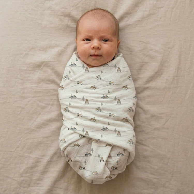 Joey & Mom Luxuriously Soft Bamboo Cotton Baby Swaddle (Set of 3) | Eczema Friendly