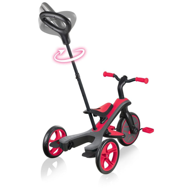 Globber Explorer Trike 4 In 1 - New Red (10M-5Y)