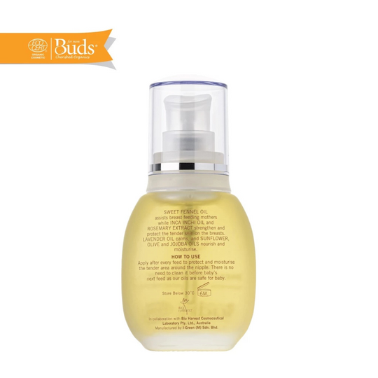 Buds BCO Organic Breast Massage Oil 30ml