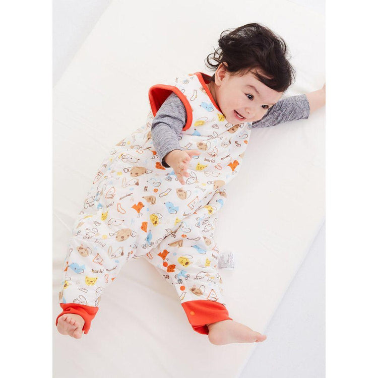 Mamaway Non-toxic Cot Mattress Topper With Cover (120x60cm) - White F