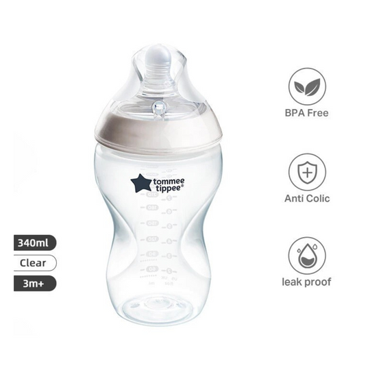 Tommee Tippee Natural Start PP Bottle (340ml) - With Medium Flow Teat