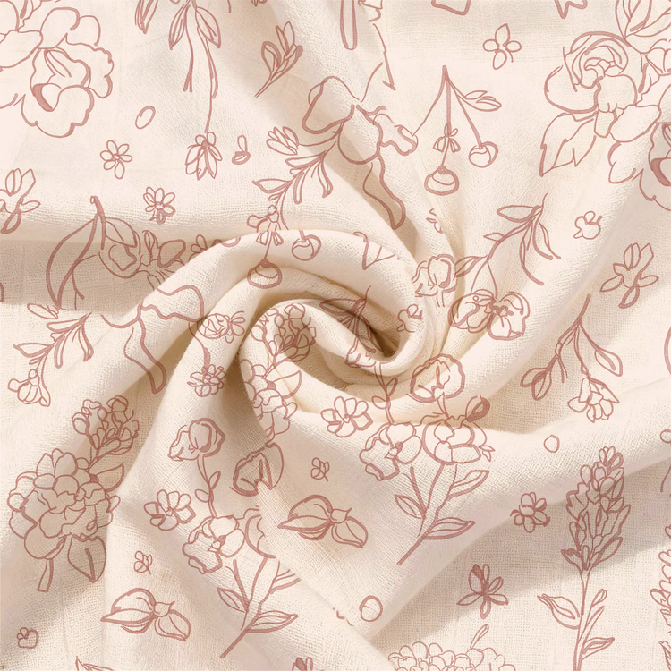 Joey & Mom Luxuriously Soft Bamboo Cotton Swaddle (3-in-1 Bundle) | Premium Bedung Bayi