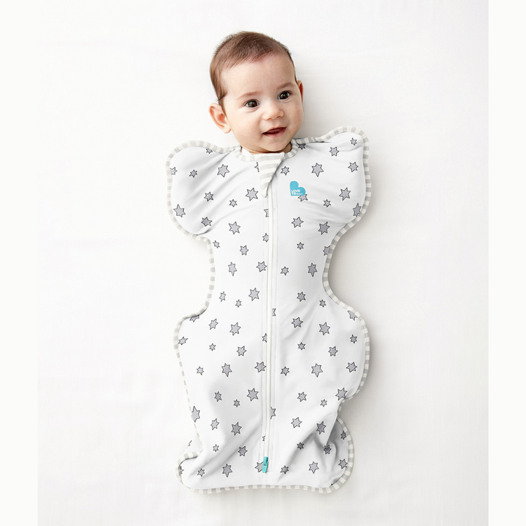 Love To Dream Stage1 Swaddle Up Bamboo Lite 0.2 TOG Cream Stars (NB)