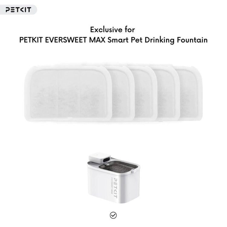 PETKIT Water Fountain Filter Unit RECT for Eversweet Max ( 5 Pcs)
