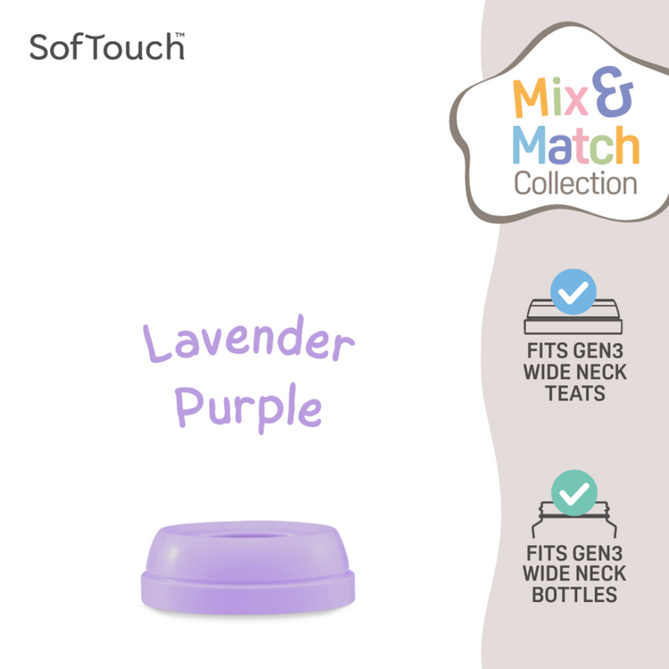 Pigeon SofTouch Wide-Neck Mix and Match Bottle Cap (3rd Gen Bottles)