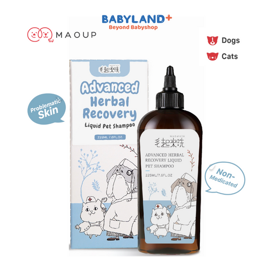 Maoup Advanced Herbal Recovery Liquid Pet Shampoo (225ml)