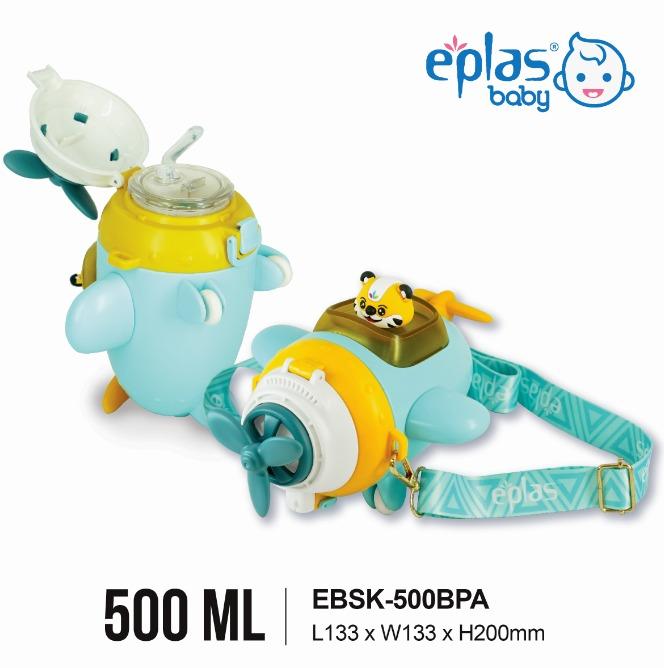 EE JIA Eplas BPA Airplane Bottle 500ml (EBSK-500BPA) (Random Colour)