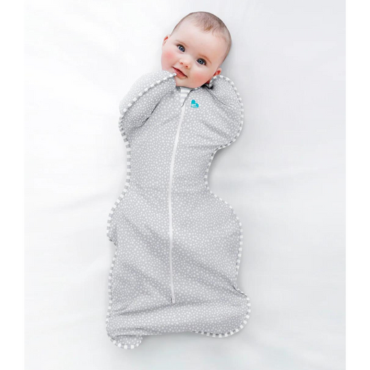 Love To Dream Stage1 Swaddle Up Bamboo 1.0 TOG Original Grey Dot (NB)