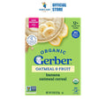 Gerber 2nd Foods Organic Oatmeal Banana Cereal 227g (12+ months)