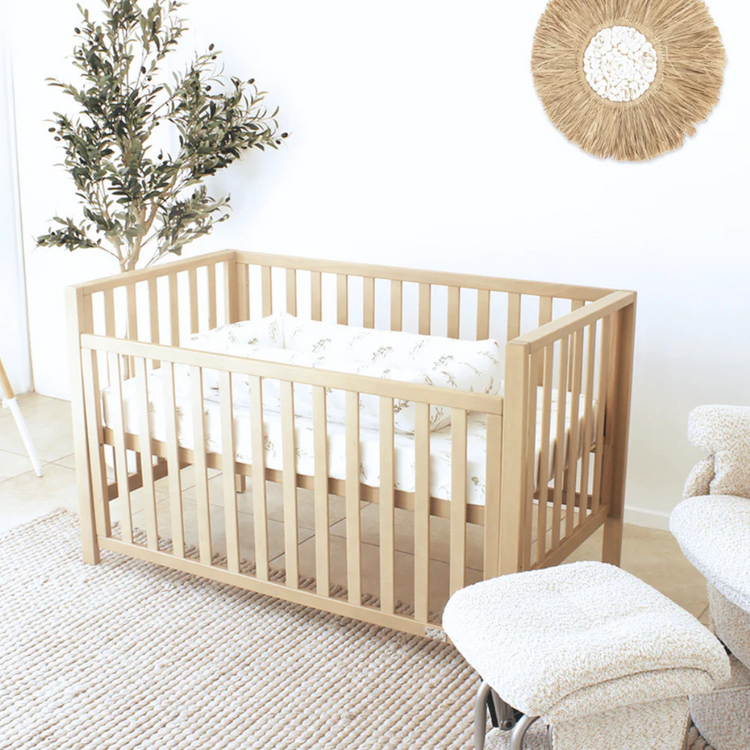 Babyhood Lulu 4 In 1 Cot - Beech