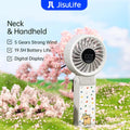 [JisuLife x Maltese] JisuLife Handheld Fan Life7 (5000mAh) - Grey Maltese Puppy | Limited Edition