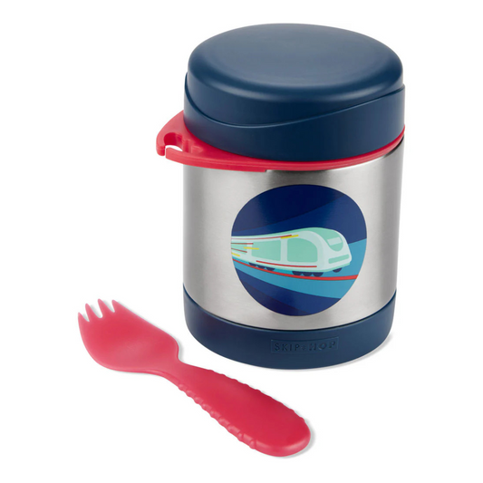 Skip Hop Spark Style Insulated Food Jar - Train (325ml) (3y+)
