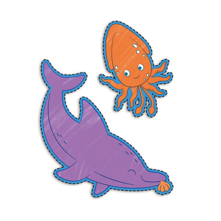 Hape 2018 Ocean Doodle Paper Roll Suitable For Age 3-6 Years