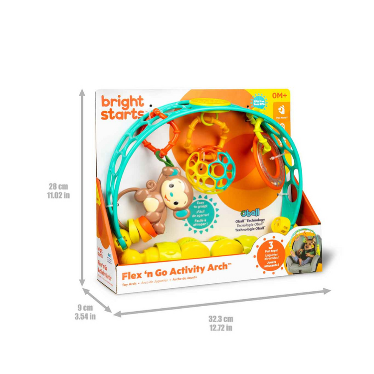 Bright Starts Flex N Go Activity Arch Take Along Toy (0m+)