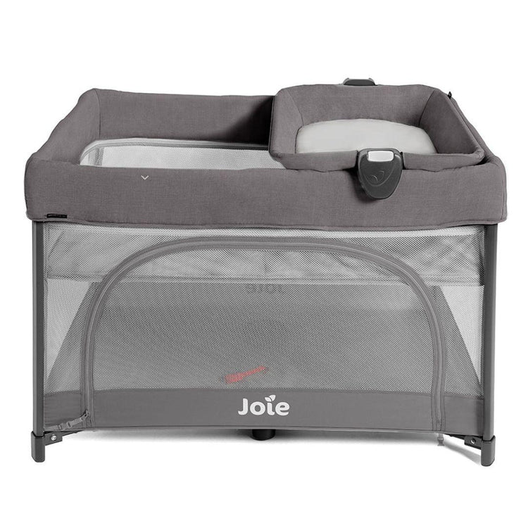 Joie Sesame LX Travel Cot - Birth up to 11 kg | One-hand Fold Travel Cot with Bassinet & Changer (New)