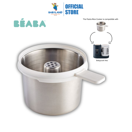 Beaba Babycook Neo Pasta & Rice Cooker - Easily steam cook baby's starchy foods (rice, pasta, grains)