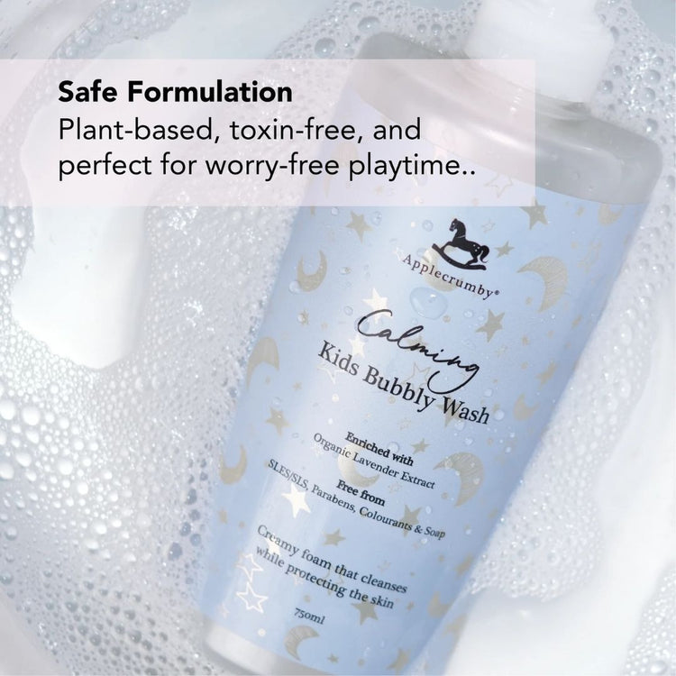 Applecrumby Calming Kids Bubbly Wash 750ml