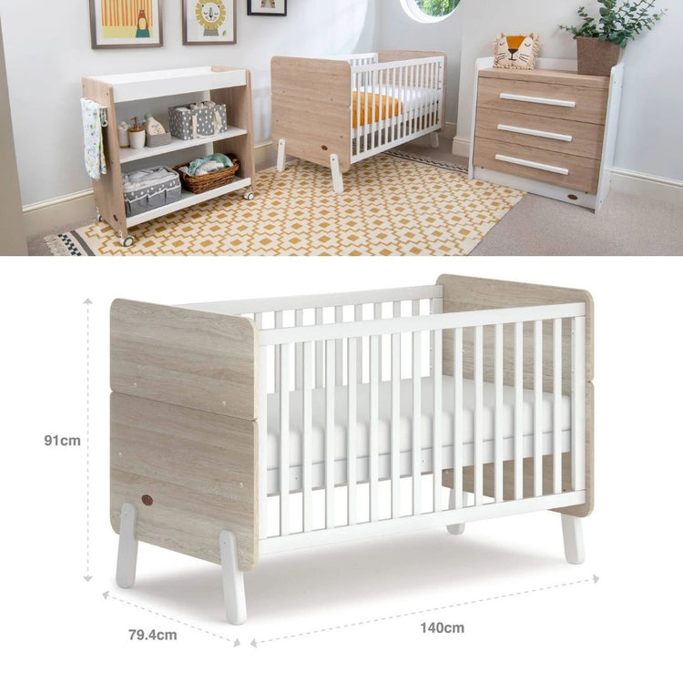 Boori Natty Cot Bed - Barley & Oak