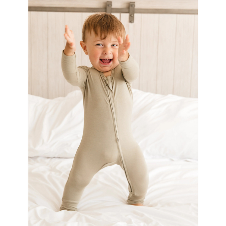 Snuggle Shield® LUXE Bamboo Footless Romper